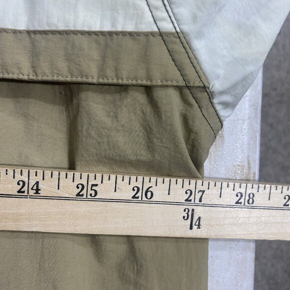 American Eagle Outfitters Windbreaker Hoodie Jacket  Mens L Green Pullover AE Ou - Picture 12 of 15